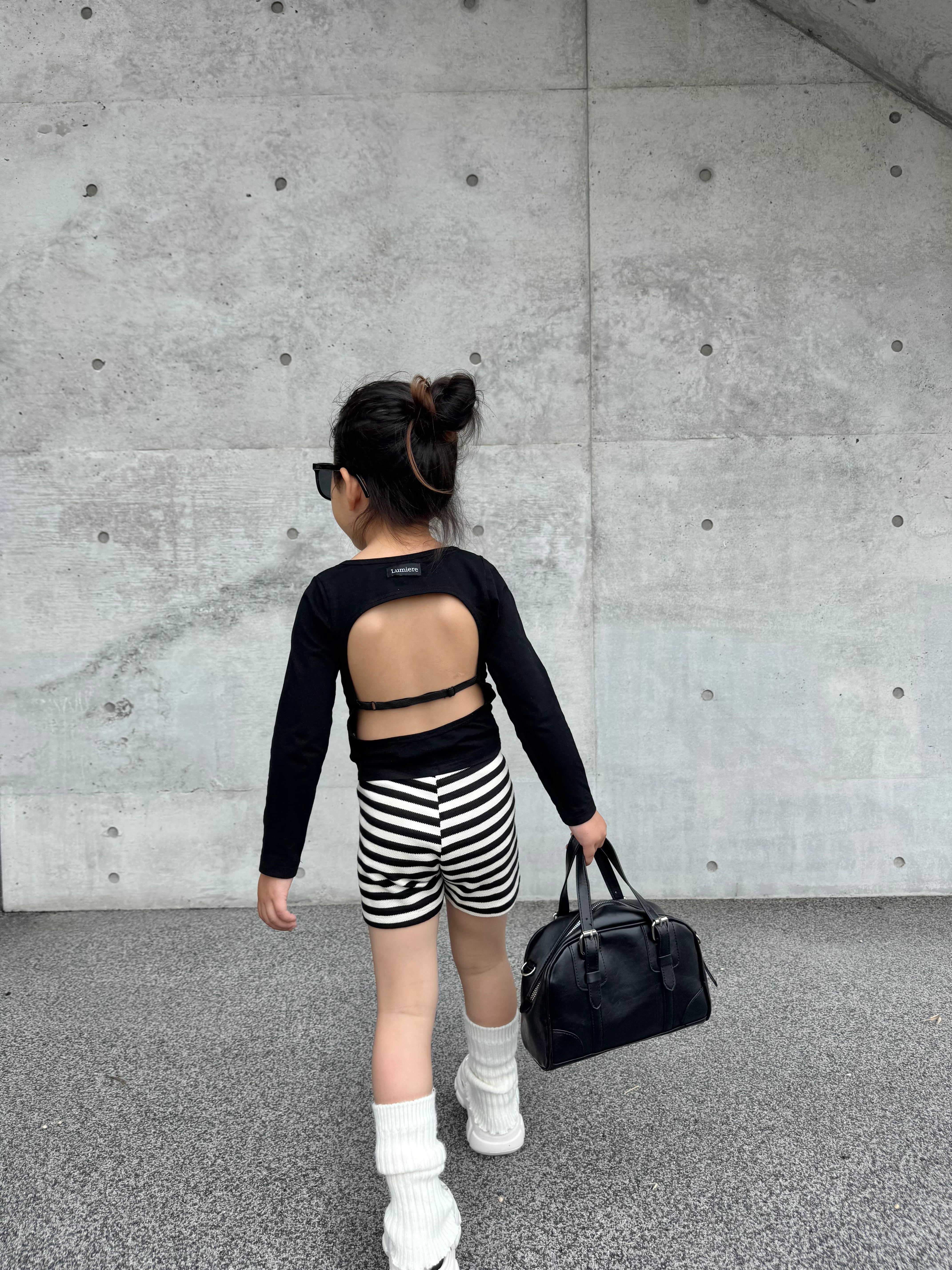 ハイウェストボーダーショートパンツ［BP-024800］ | Lumiere.sh0p