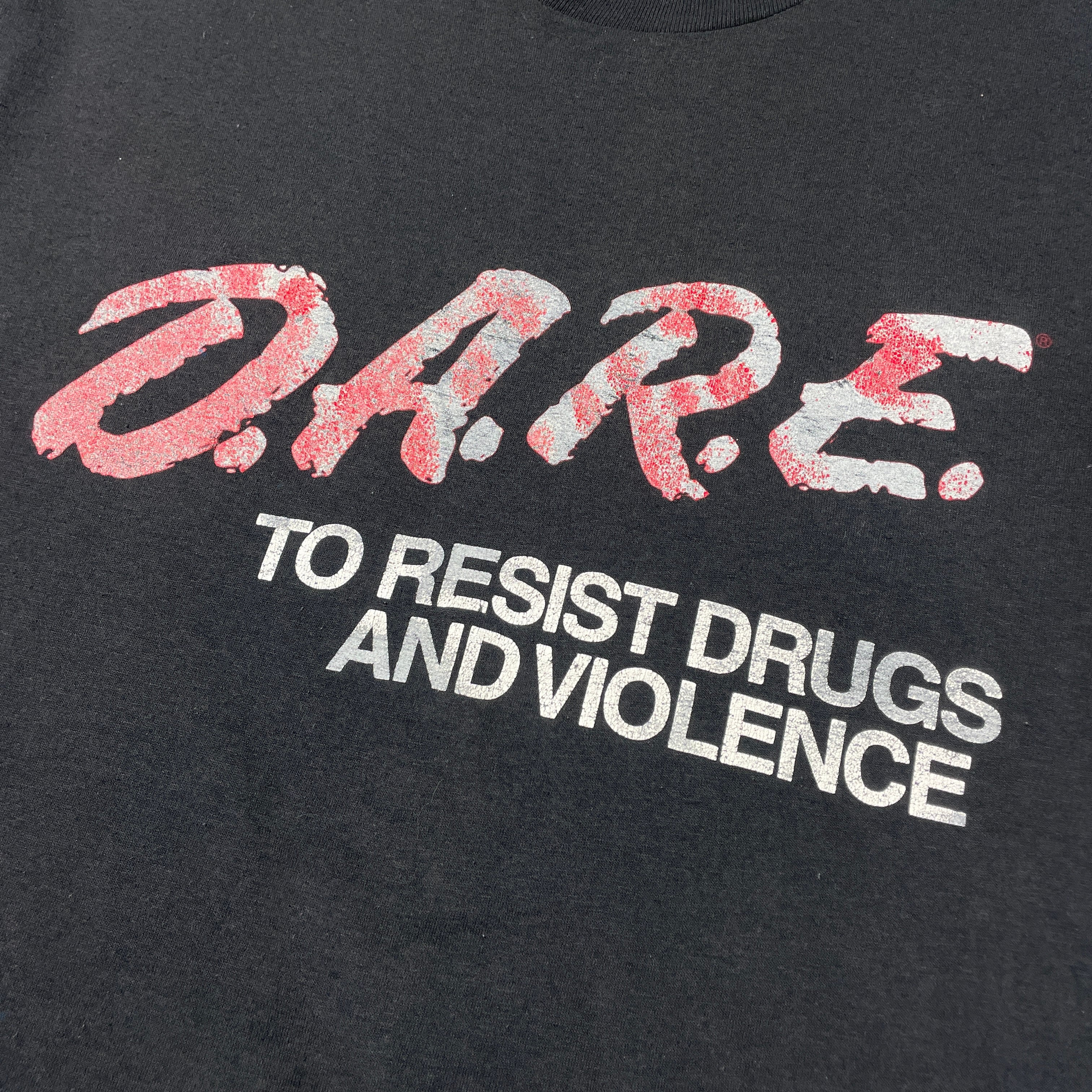 90年代 DARE プリントTシャツ USA製 メンズM ヴィンテージ /eaa329613