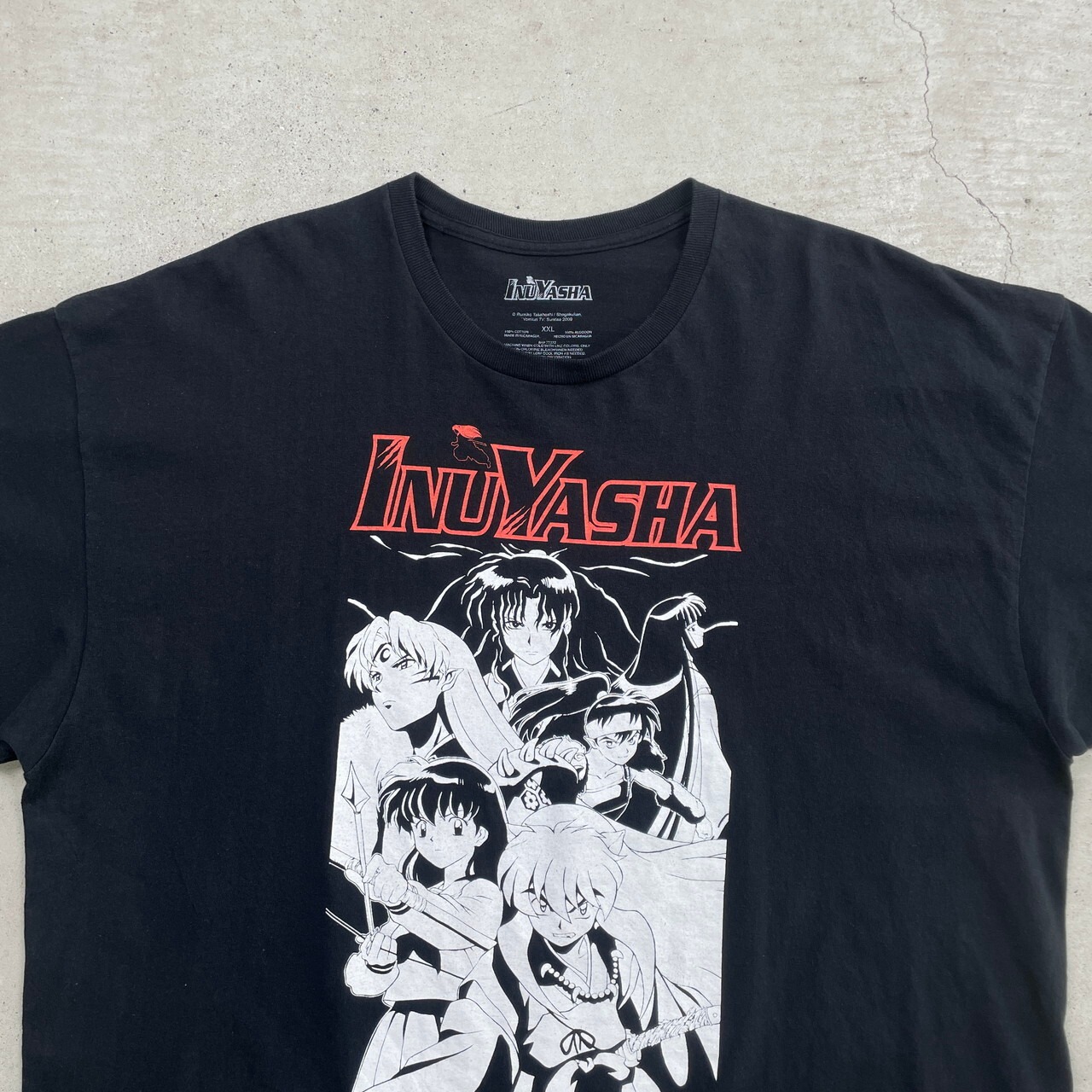 犬夜叉 INUYASHA いぬやしゃ キャラクター プリントTシャツ アニメ 