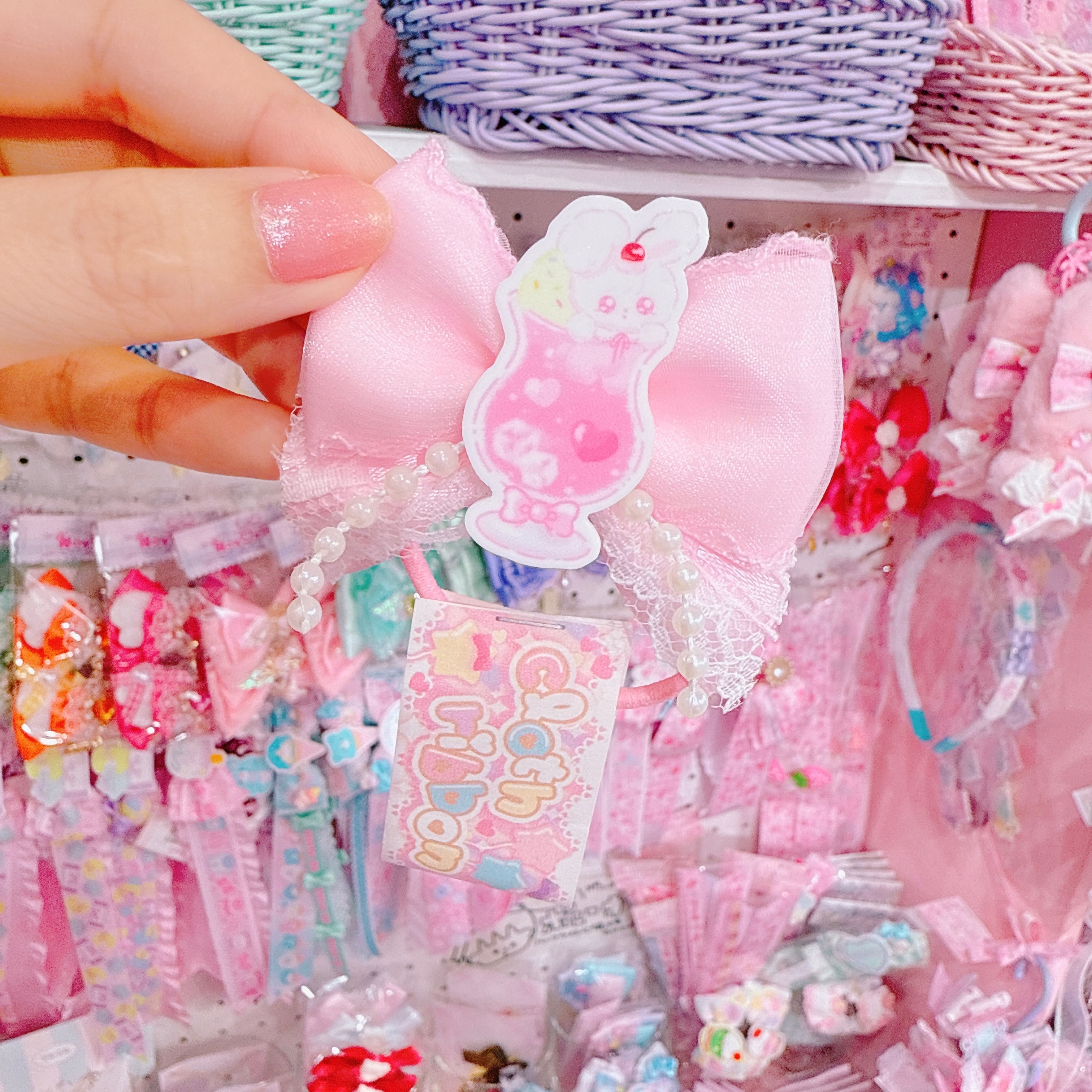 【C5】75-20レースヘアゴム