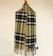 【TWEEDMILL】 Lambs Wool Stole (25×190㎝)　Beige Thompson