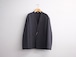 LAMOND”SHARI NO COLLAR JACKET CHAMBRAY BLACK”