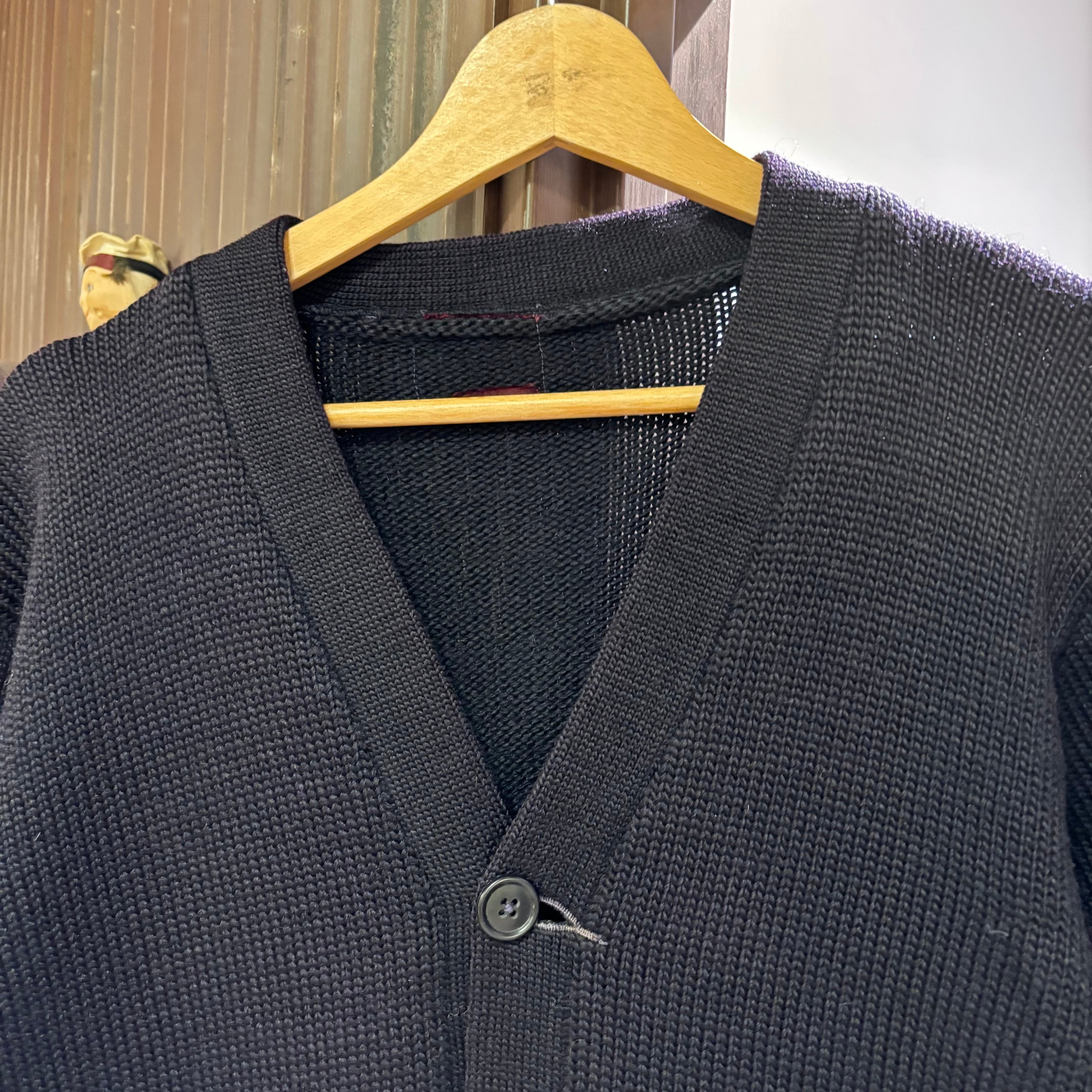 60's LETTERED WOOL CARDIGAN | STRAYSHEEP ONLINE