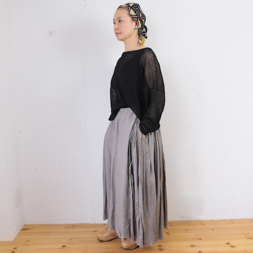 suzuki takayuki( スズキタカユキ) long skirt  リネン ロングスカート