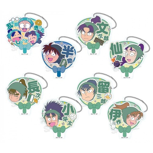 【ロット販売】【8入】忍たま乱太郎デコうちわキーチェーンA単品（TD）(1202401)
