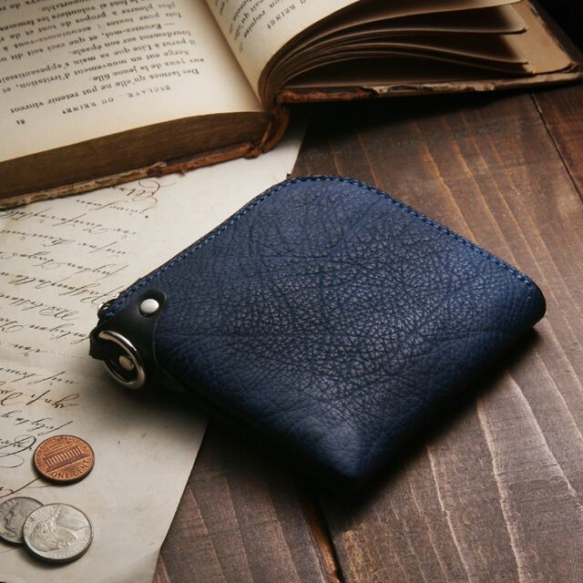 STRUM ストラム Wallet ウォレット】カーフシュリンクバーニングダイ