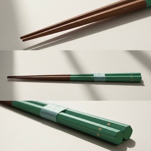 てん箸(男女兼用22.5cm) 八角 ミント | TSUNE;田中恒子の器 オンライン