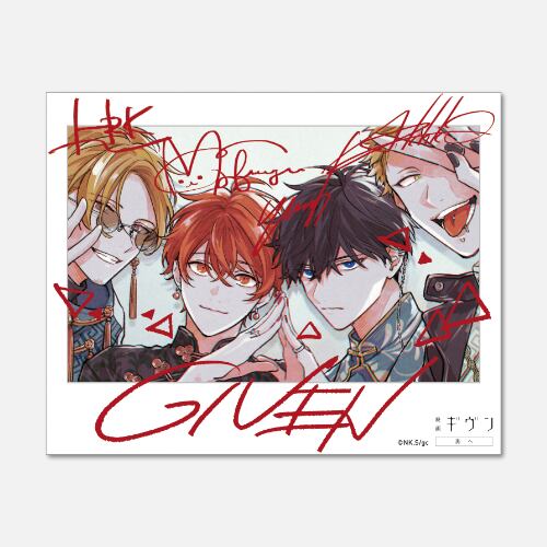 ギヴン　海へ　ムビチケ　前売り特典　ポラロイド風カード　3種類 ギヴン 海へ ムビチケ 前売り特典 ポラロイド風カード 3種類 映画