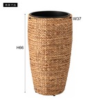 グリーン プランターハイタイプ 幅37×奥行37×高さ65cm 日用品 ハイタイプ 完成品 組立不要