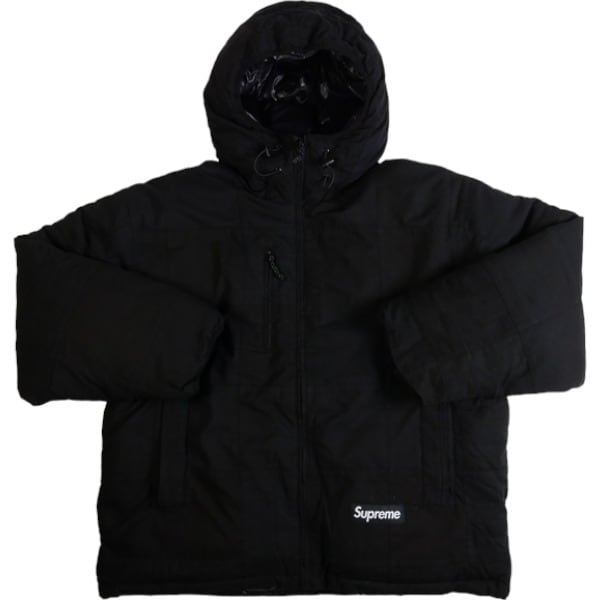 シュプリームウインドストッパーSupreme madras reversible puffer jacket