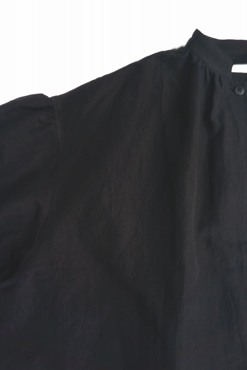 Cotton Linen Fly-Front Blouse