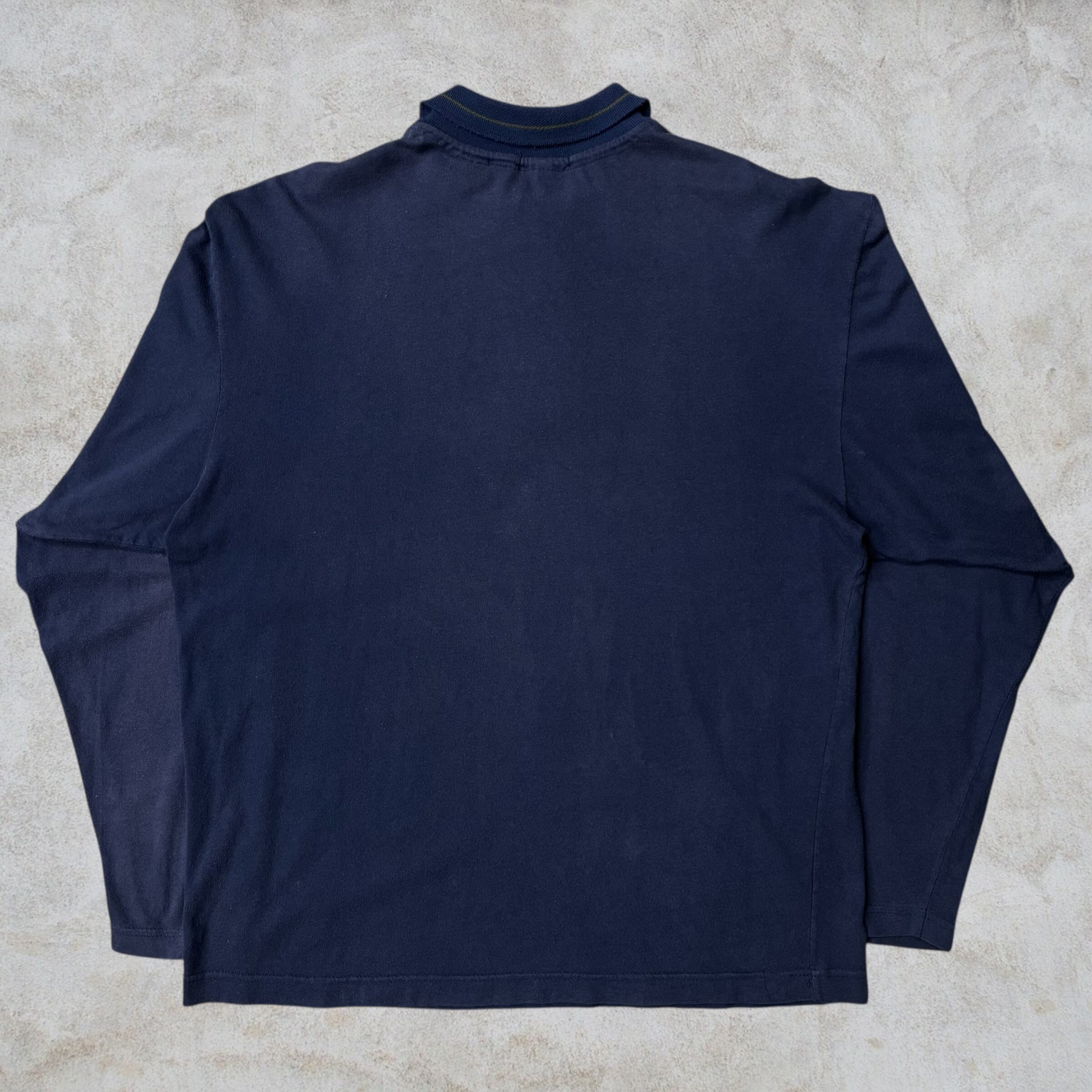 80's~90's old stussy Long Sleeve Polo Shirts “黒タグ”【高円寺本店