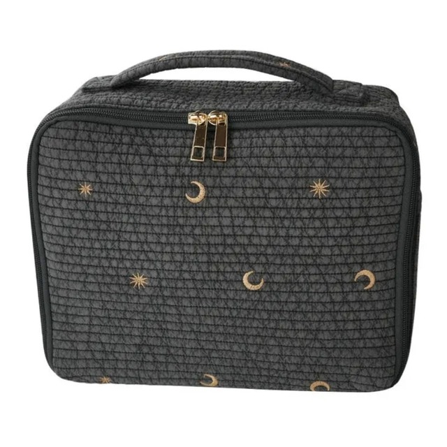 ヌビおむつポーチ 刺繍 スミクロ（ミカヅキ） atRise