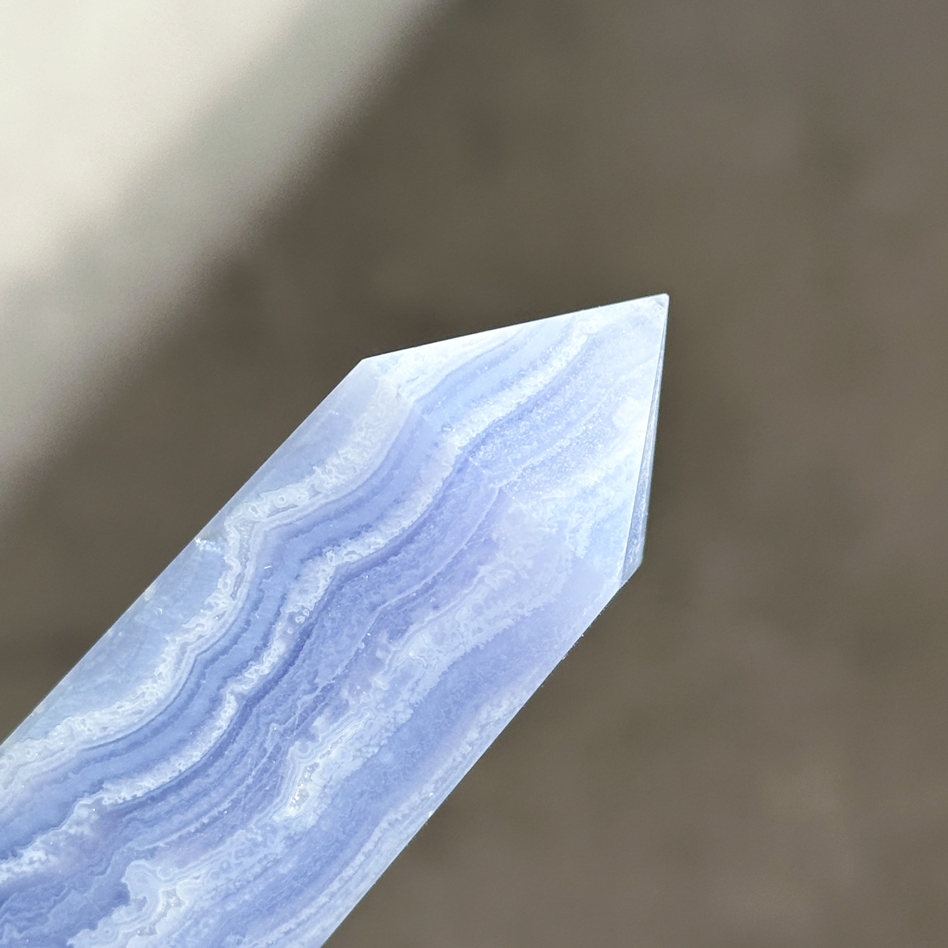 ブルーレースアゲート11P ブルーレースアゲート タワー 11◇ Blue Lace Agate ◇天然石・鉱物
