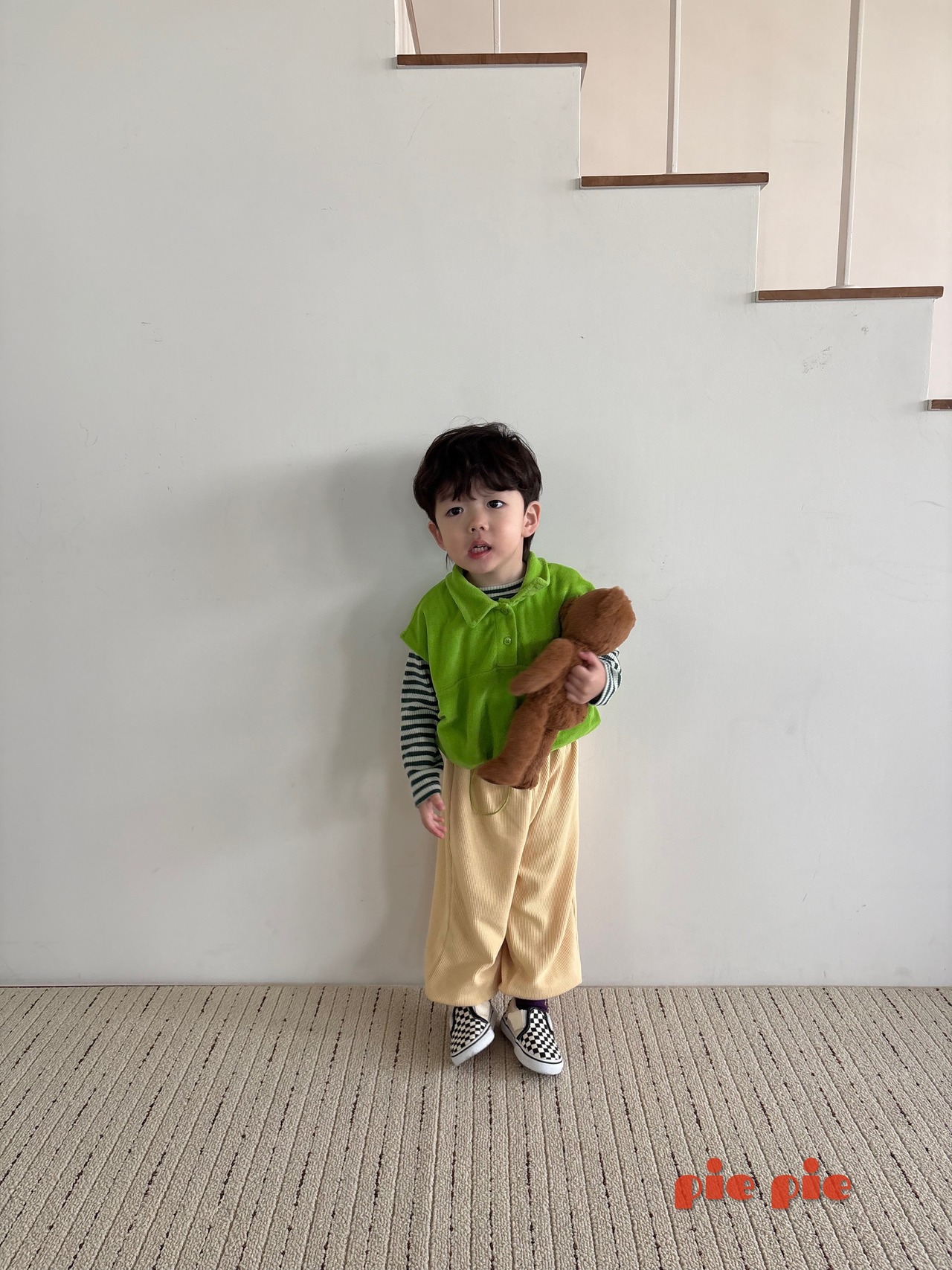 Pie 25/SP Sweet-and-sour terry vest