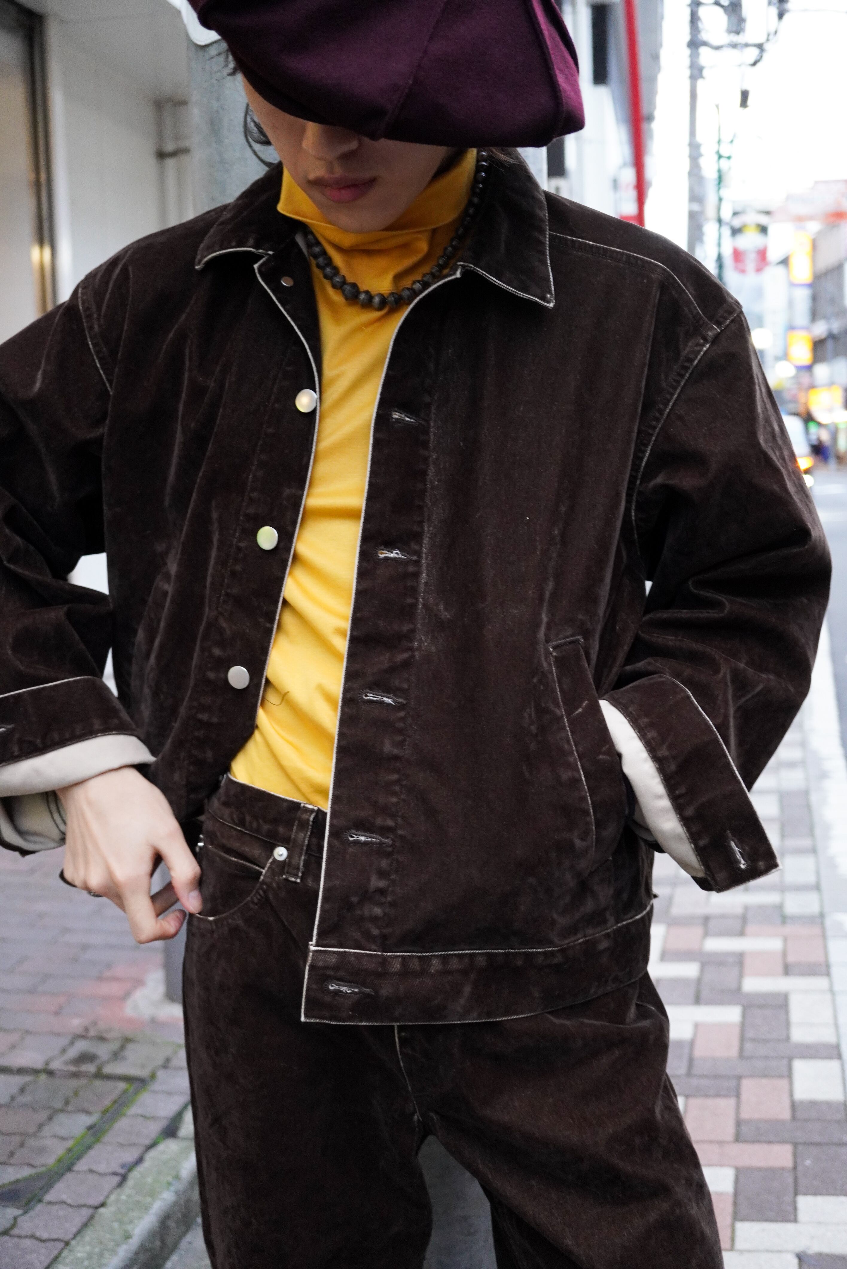 REVERBARATE / REV-25AW-F JO3 FLOCKY JACKET (221102) | ARCD
