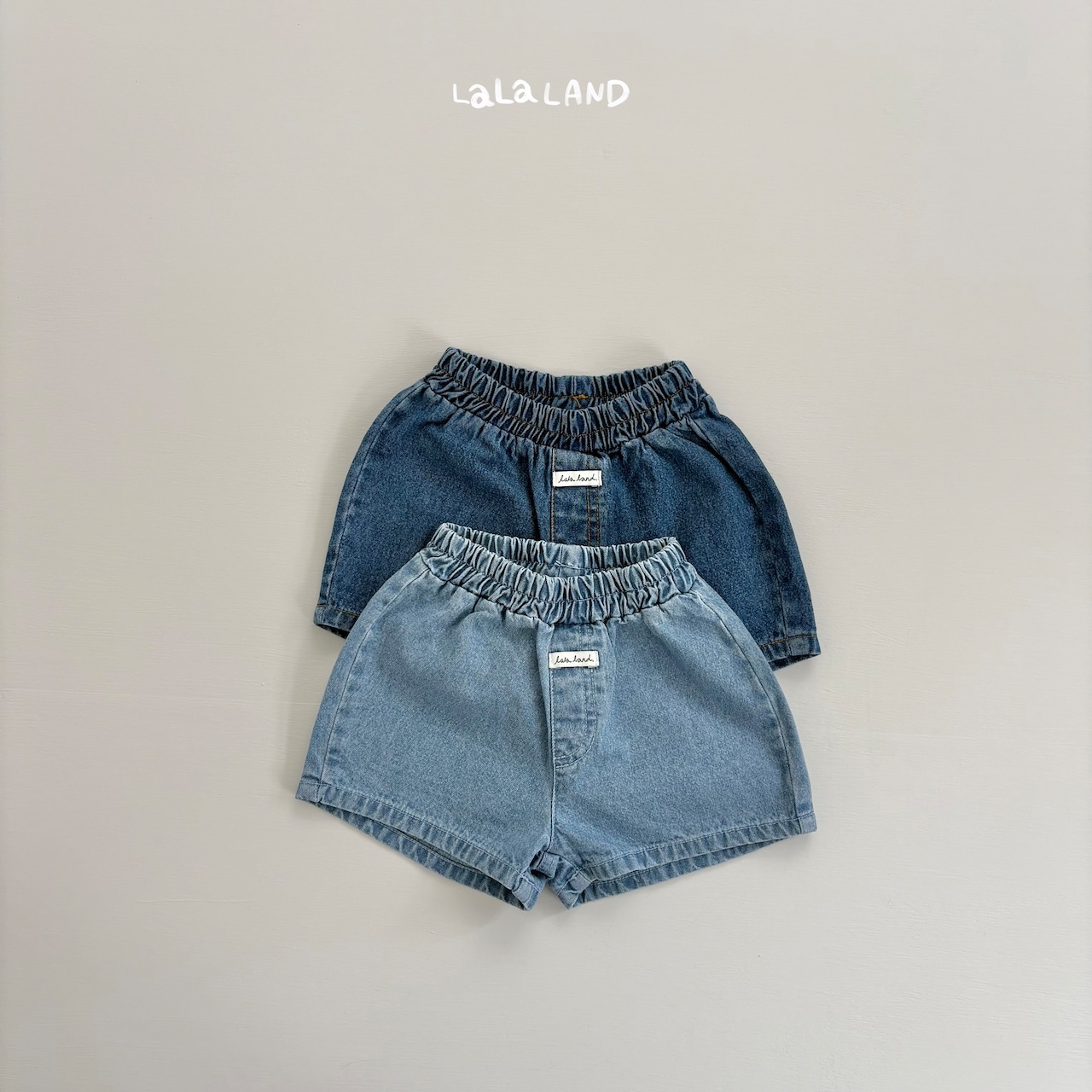 【取寄/韓国直送】LALALAND 26/SM (Kids)ポイントデニムハーフパンツ|夏服|韓国子供服