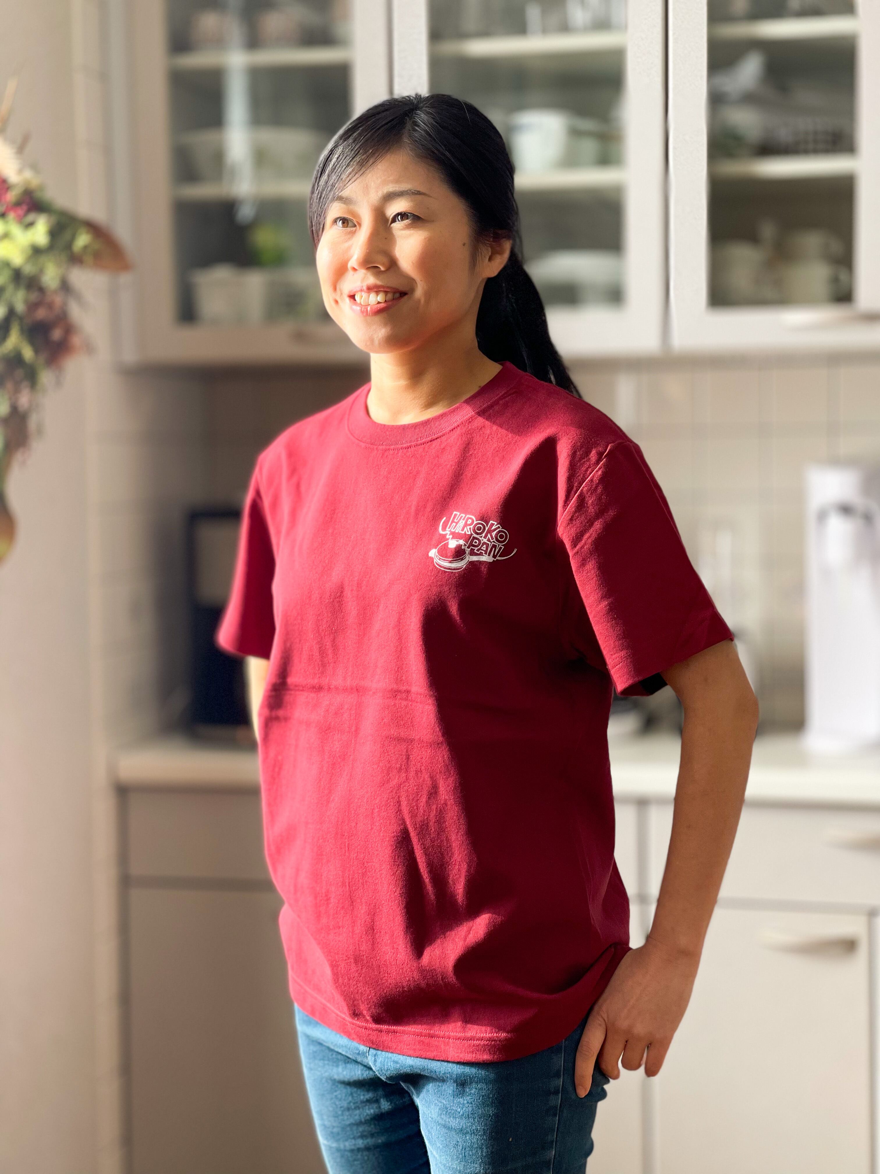 HiROKOPAN Tシャツ バーガンディ | ひろこぱん