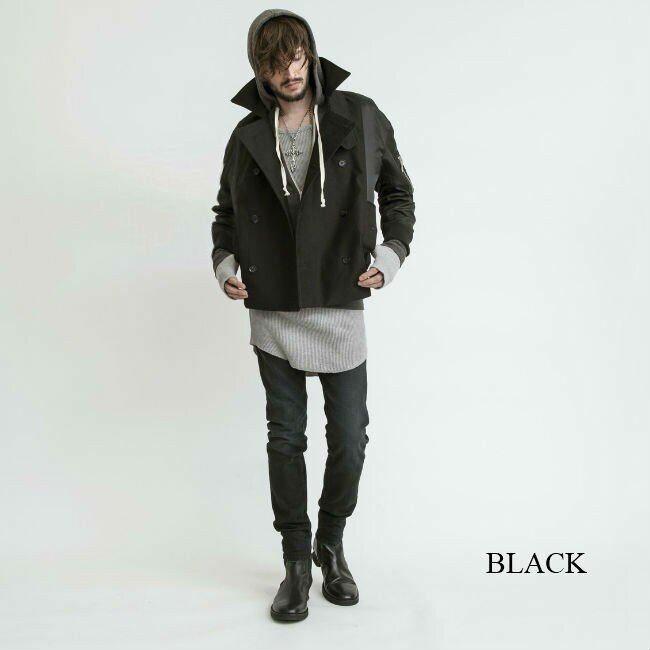 NO ID ノーアイディー MA-1-MIX-BLZ ミリタリー ジャケット ジャンバー