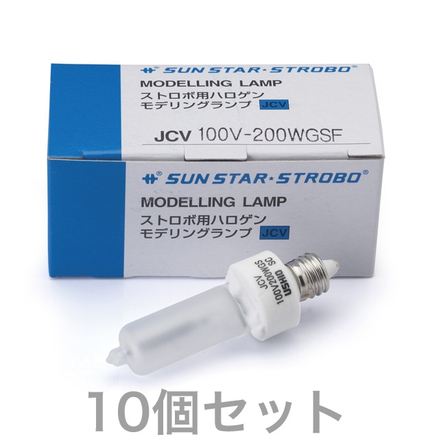 ハロゲンランプ 100V200W(10個セット)