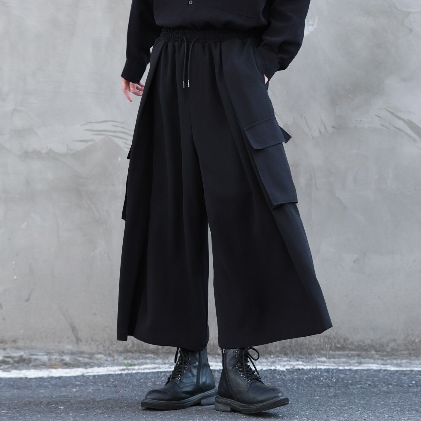 Wide Flare Cargo Pants【TR3319】