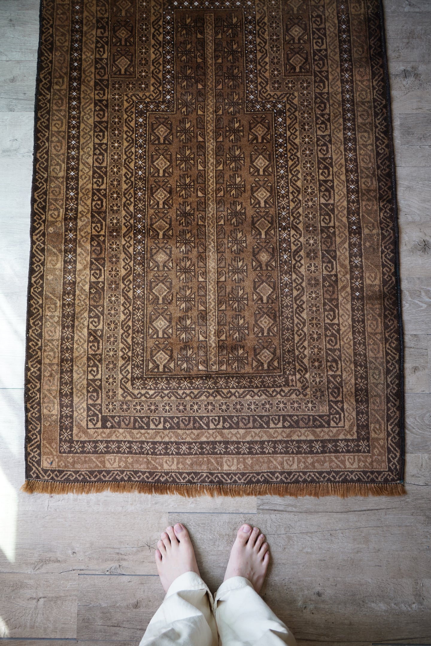 320】Vintage Afghan Baluch rug 1970's | ヴィンテージラグ専門店