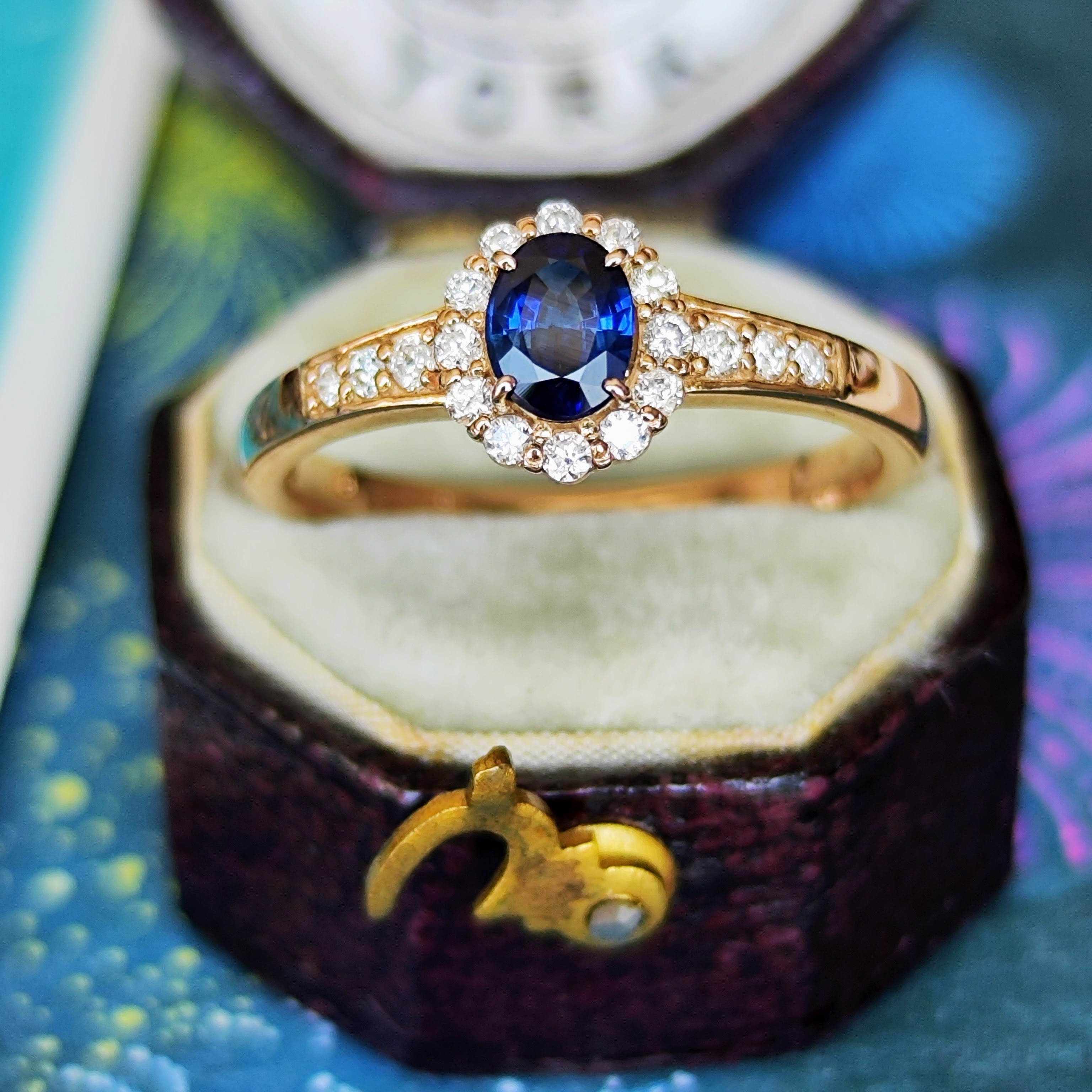 ロイヤルブルー】天然サファイア 天然ダイヤモンド 鑑別書付き | Mico  