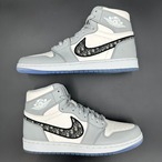×DIOR AIR JORDAN 1 HIGH OG WOLF GREY CN8607-002