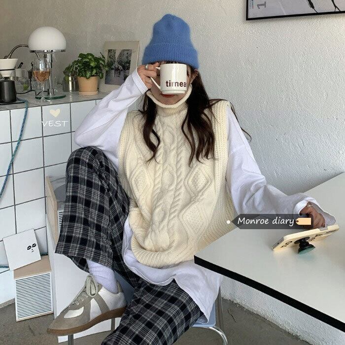 ホワイトニットレディースルーズセーター スプリングジャケット 春物 モンロー6334332426