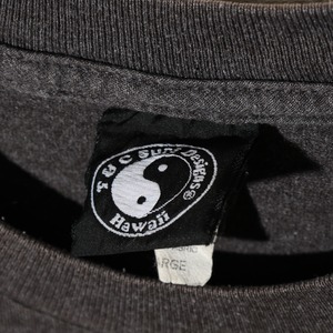 XL 90s 陰陽 T&C Surf サーフTシャツ