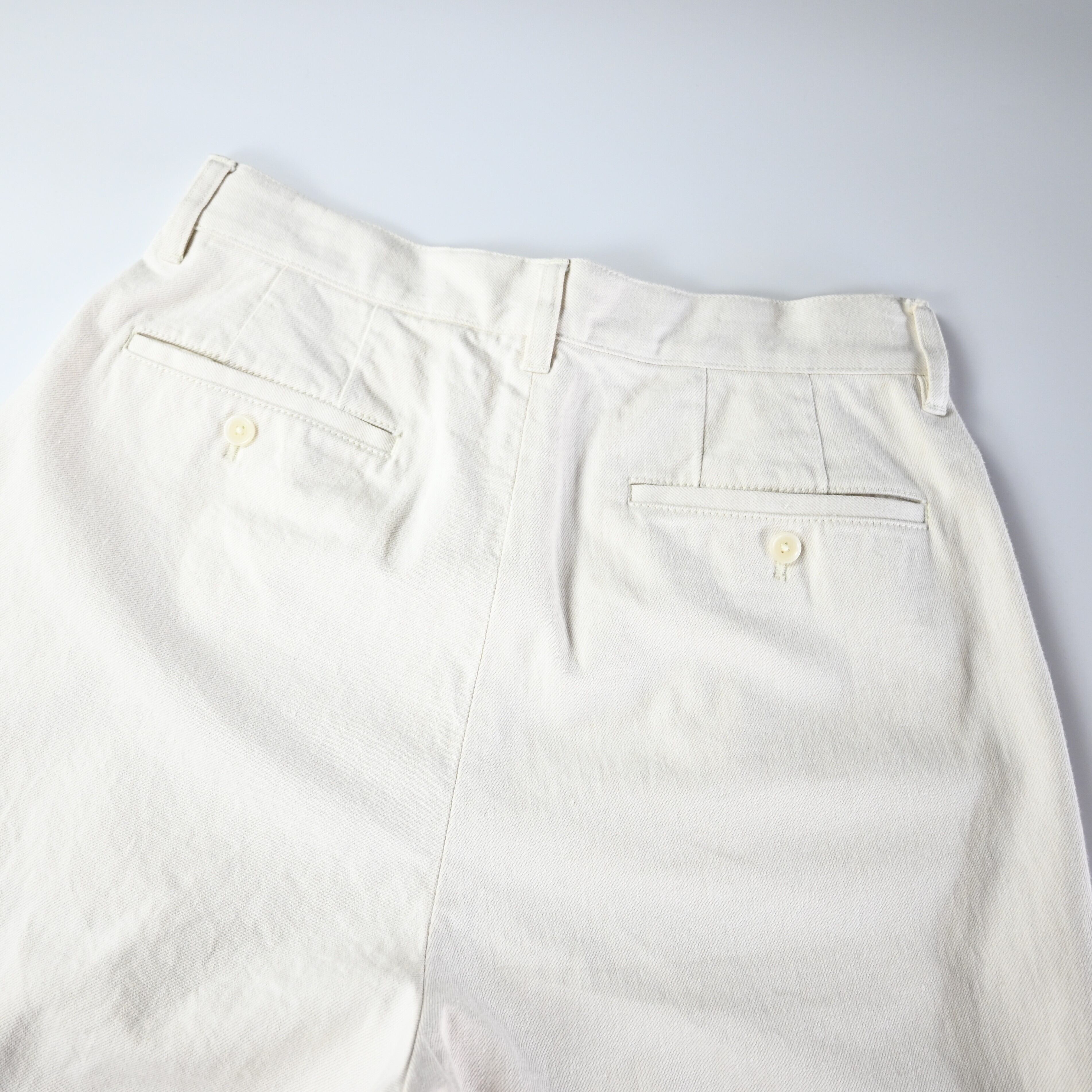 SAYATOMO / 2-Tack Cutoff Wide Denim Pants | GANKO