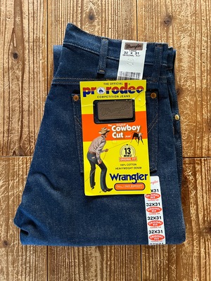 80's〜 Wrangler 13MWZ デニムパンツ DEADSTOCK 表記(32×31) USA製