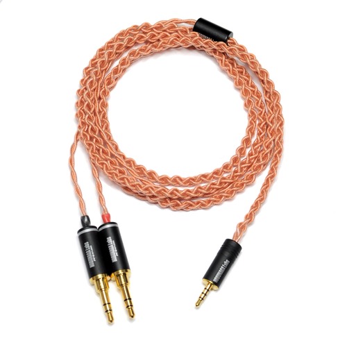 【サンプル市】神庭（かんば）：NOBUNAGA Labs Advance : 2.5mm4極バランス-3.5mmＸ2 ヘッドホンケーブル