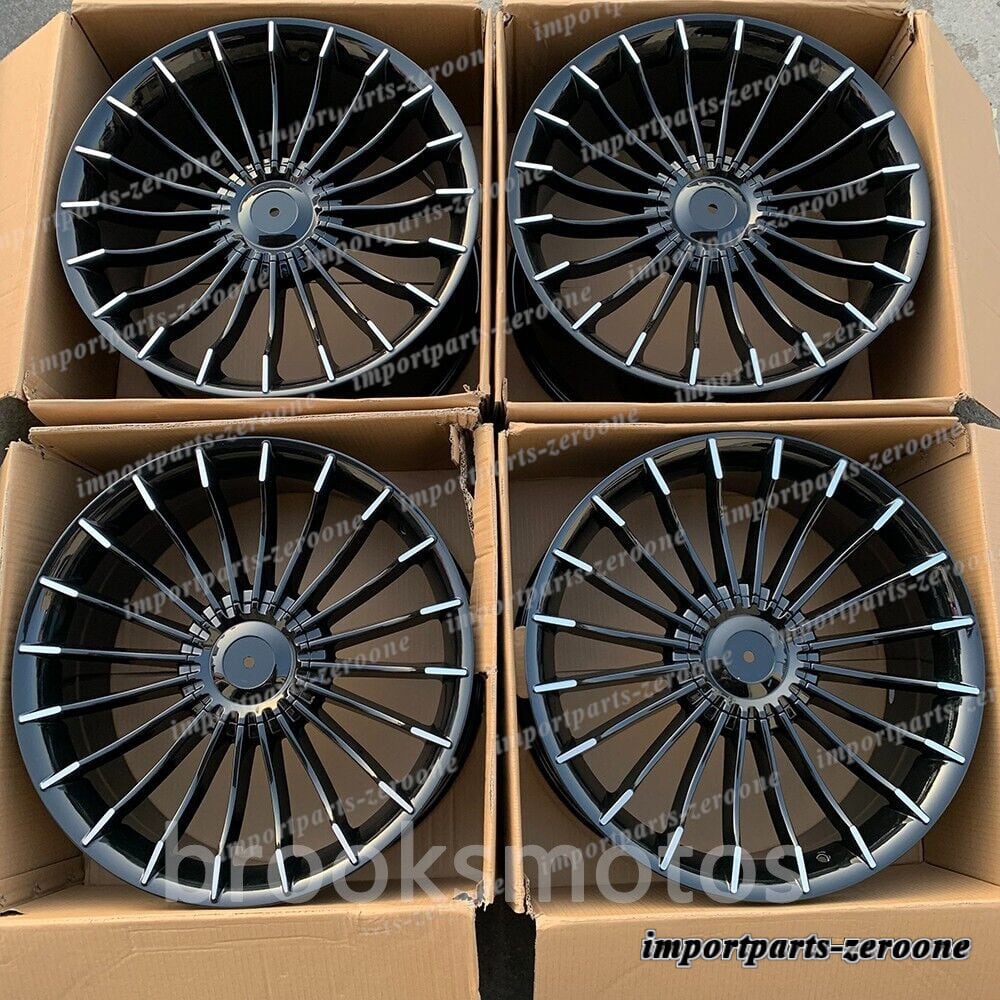 20インチ B7スタイル ブラック＆マシニング メルセデス・ベンツ W223