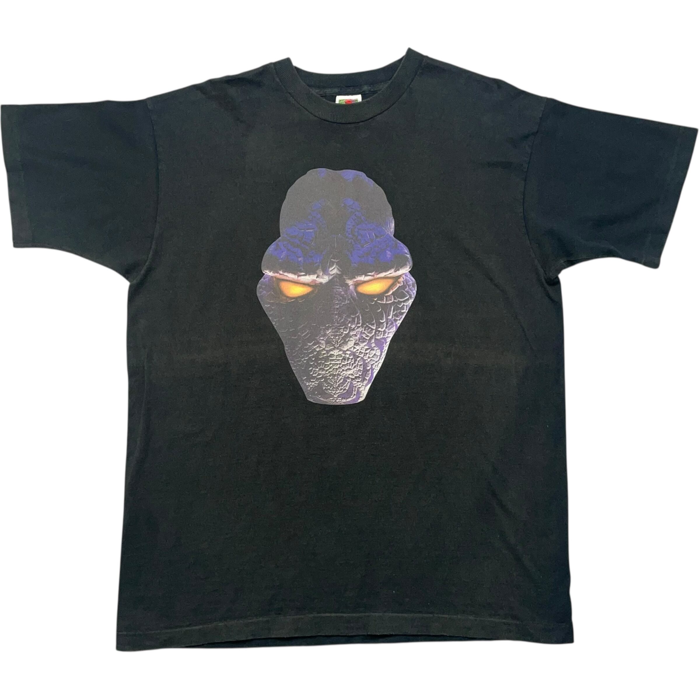 《XL》 FRUIT OF THE ROOM フルーツオブザルーム ゲームTシャツ STAR CRAFT スタークラフト プリント ブラック 90年代 vintage no.7433