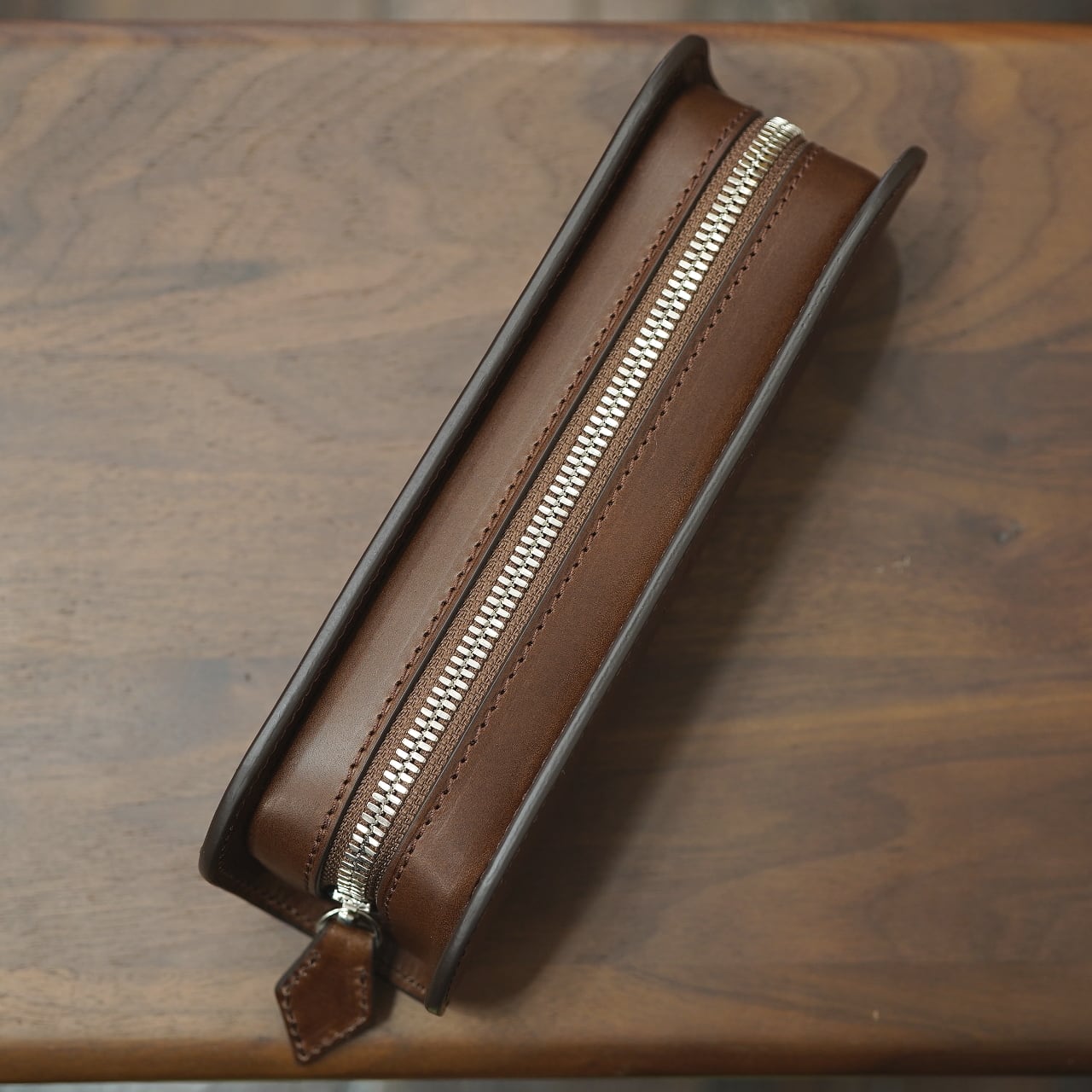 ル・ボナー デブペンケース ブッテーロ・ダークブラウン(チョコ)