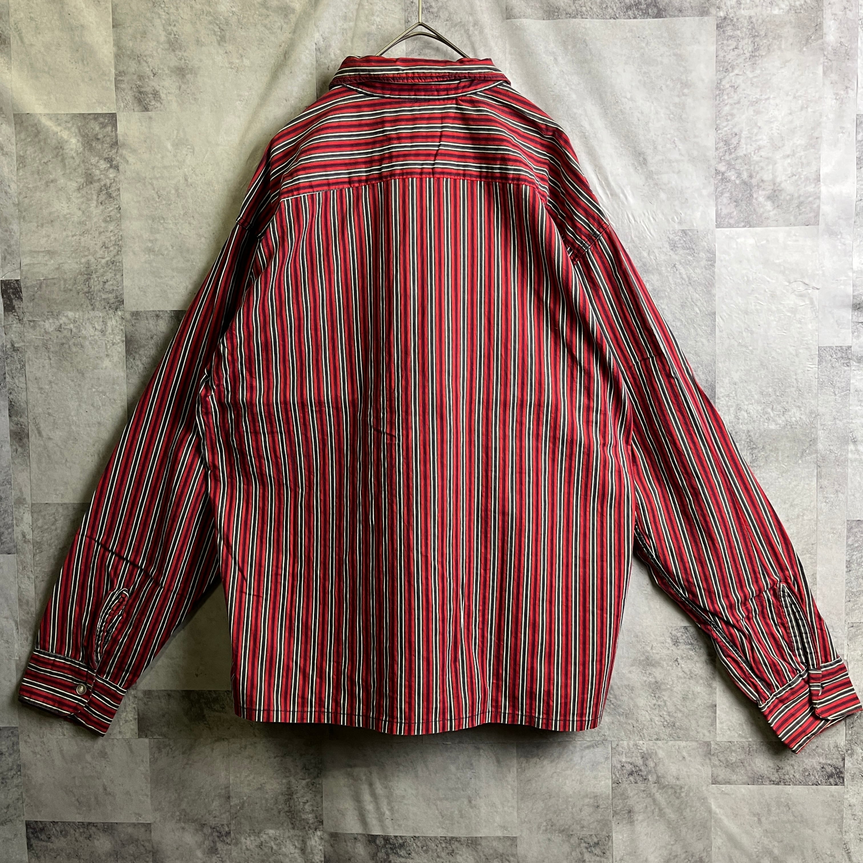 60s ヴィンテージ Pelham ボックスカットシャツ ストライプ柄 60s ヴィンテージ Pelham ボックスカットシャツ ストライプ柄