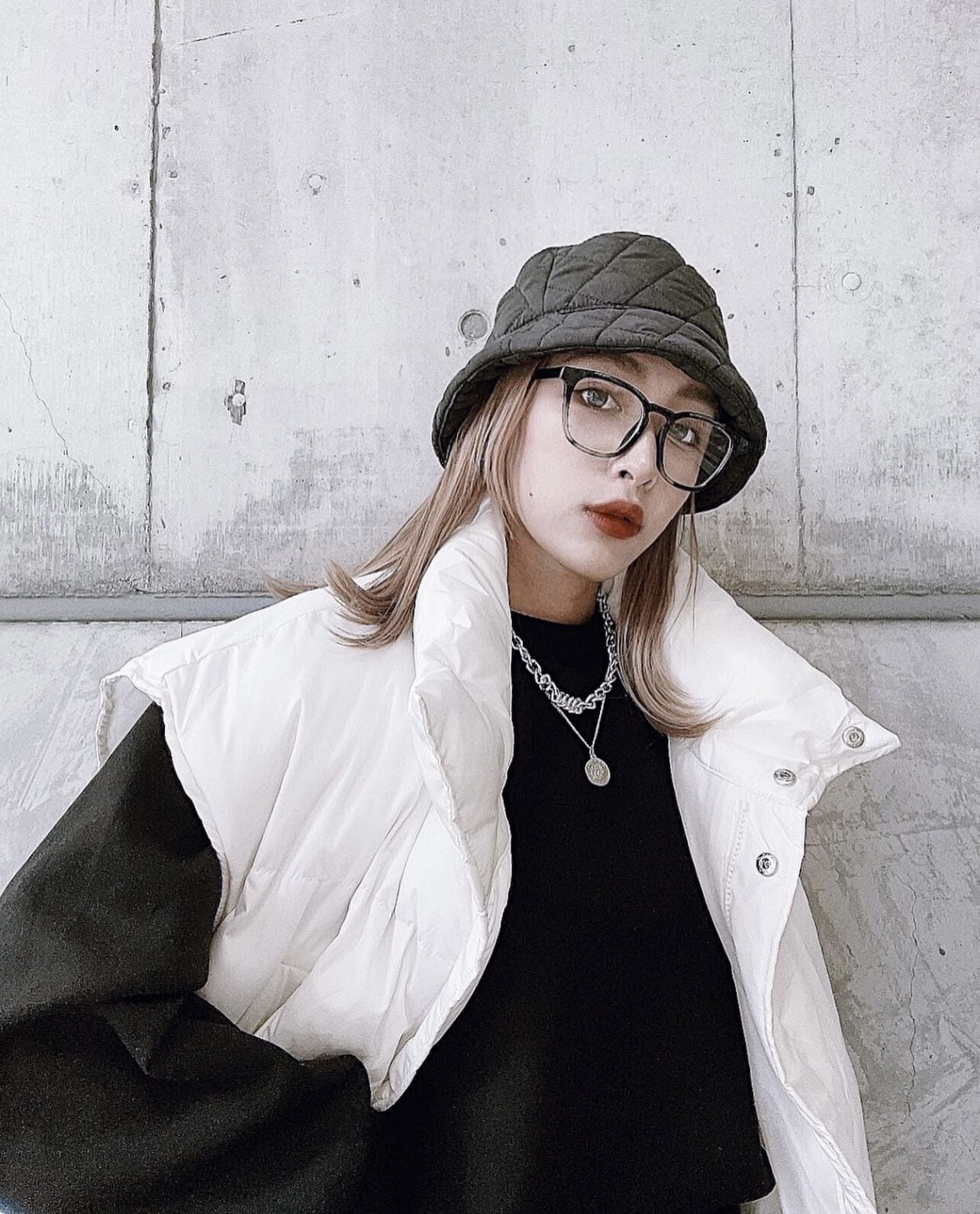 2colors】square frame clear sunglasses | FLEX公式｜SNSで話題のアイ