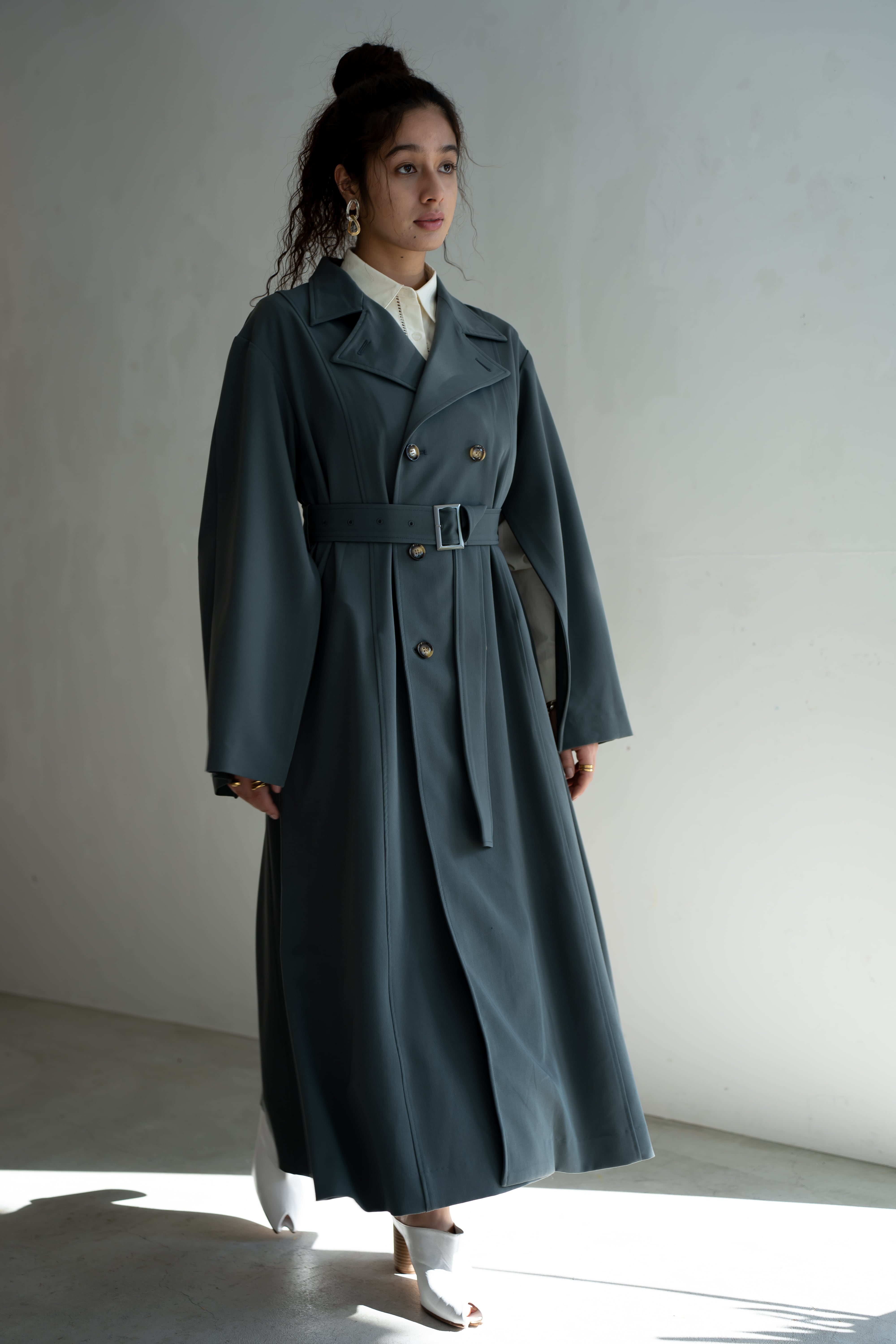 DESIGN SLEEVE TRENCH COAT 【CA2S-C290】 | CIEL'AIR