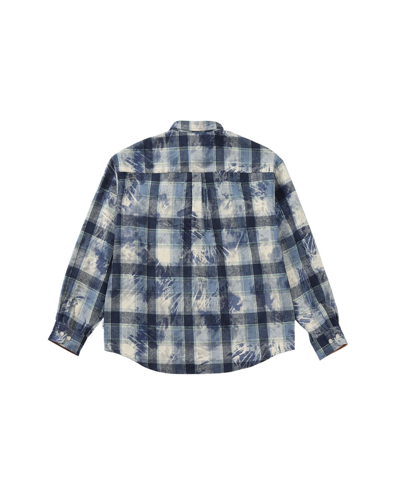 【#Re:room】SUEDE POCKET CHECK SHIRTS［RES134］