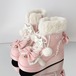 ゆめかわ♡全５カラー　ボンボン付きスノーブーツ　kutu13