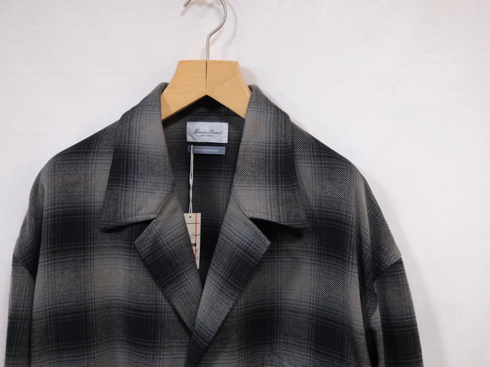 Marvine Pontiak shirt makers”3 Button Shirt Jacket Gray Shadow CH