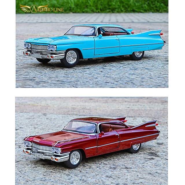 キャデラック エルドラド ビアリッツ 1/32 ミニカー 全4色 ライト点灯 エンジンサウンド 合金モデル 模型 ジオラマ クラシック