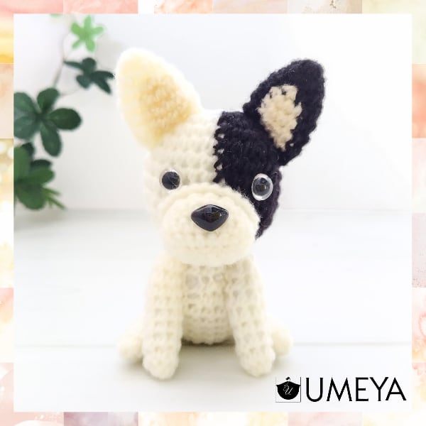 フレンチブルドッグあみぐるみ パープル1体 あみぐるみ／フレンチブルドッグ | UMEYA公式オンラインショップ