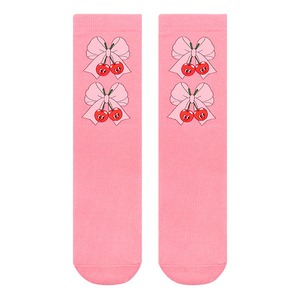 [BEBE DE PINO]  Ribbon cherry knee socks 正規品 韓国ブランド 韓国ファッション 韓国代行 韓国通販 ベベドピノ 日本 店舗 韓国 子供服 bebedepino