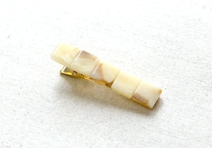 シンプルヘアクリップ - latté cream - sah01_xx