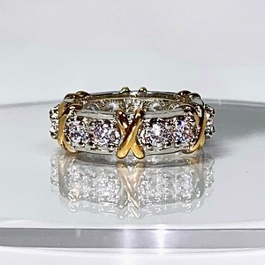 X gold ring［A542］