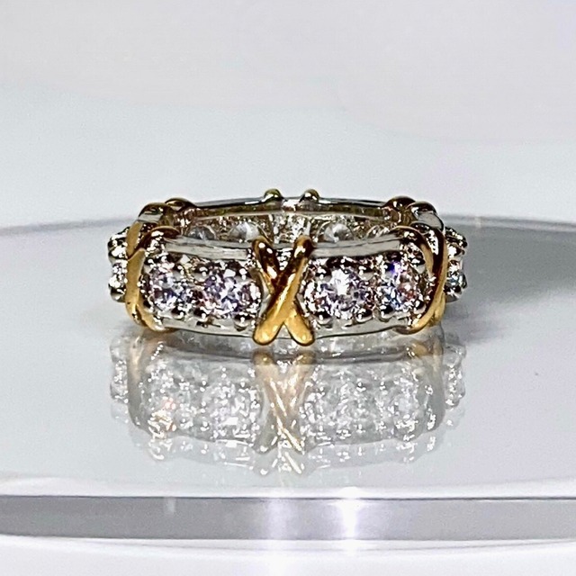 X gold ring［A542］