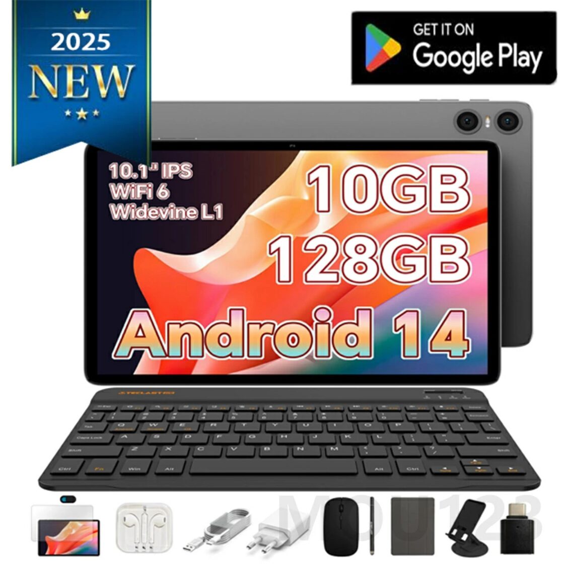 2025新登場Android 14 タブレット】タブレット10インチwi-fiモデル 