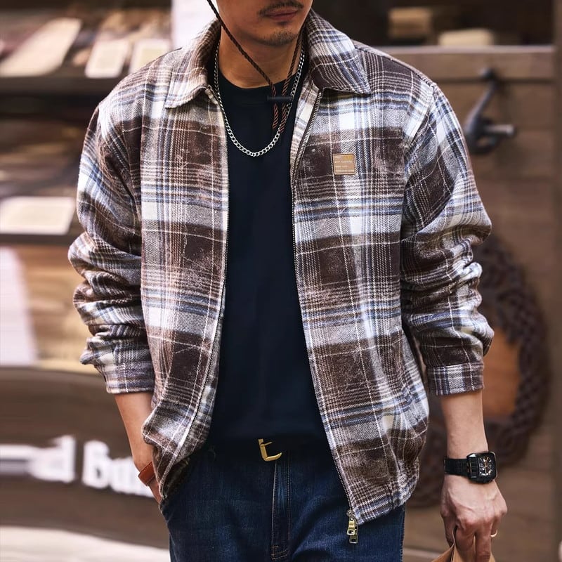 NAUTICA ノーティカ 半袖 パッチワークシャツ チェックシャツ